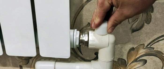 Cum să opriți o scurgere în tija PP a unui robinet de radiator de încălzire