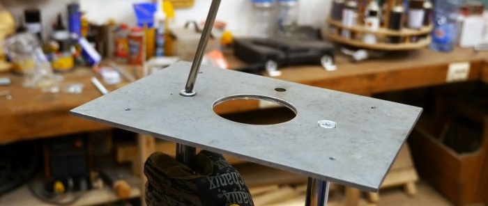 How to make a milling machine with convenient adjustment from a car rack