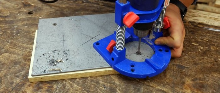 How to make a milling machine with convenient adjustment from a car rack