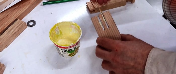 كيفية لصق الخشب وصنع كورنيش طويل