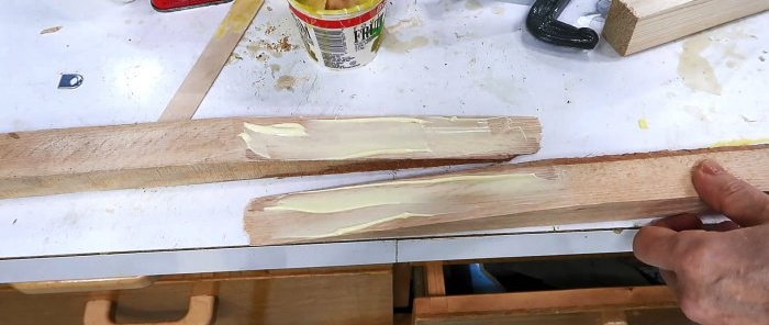 Comment épisser du bois et faire une longue corniche