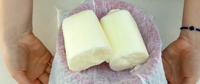 Najprostszy miękki ser śmietankowy bez gotowania z kefiru