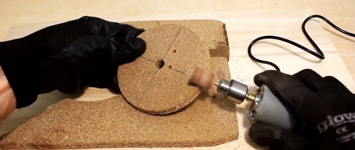 Homemade powerful drill with a milling base