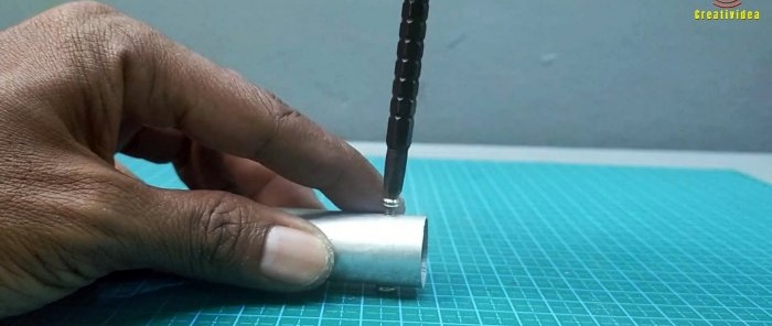 DIY compact heteluchtpistool