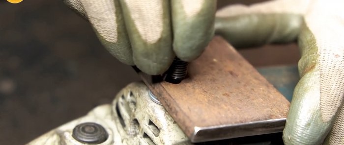 Gemonteerde molen van een molen met een steuntafel