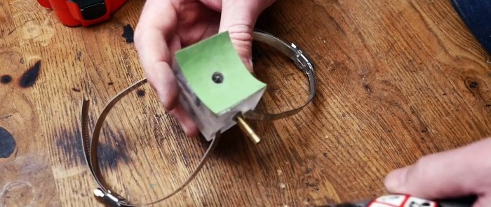 Como aproveitar os restos de um cilindro seco com espuma de poliuretano Fazendo um dispositivo simples