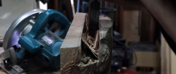 Cómo hacer un banco de troncos en un estilo rústico moderno