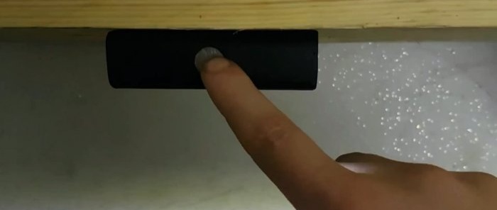 How to make a touch lamp for a workshop from PVC pipe