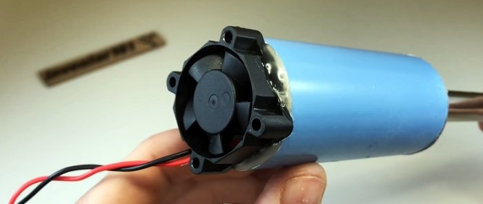 How to make a soldering iron from glow plugs