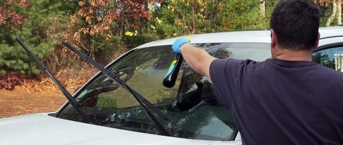 How to quickly rejuvenate old wiper blades
