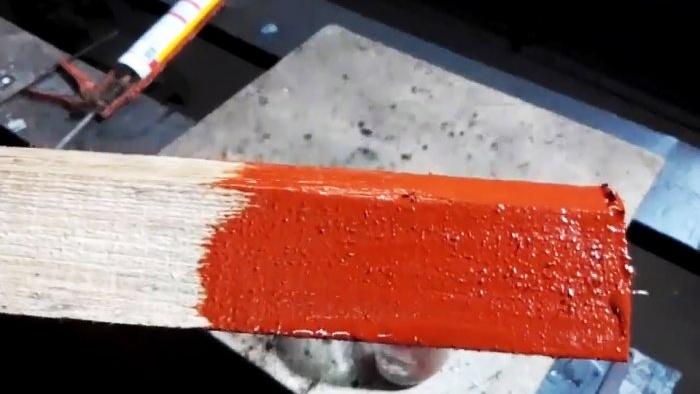 How to make water-repellent paint for metal, concrete, wood and even plastic