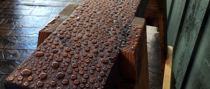 How to make an inexpensive waterproof impregnation for wood