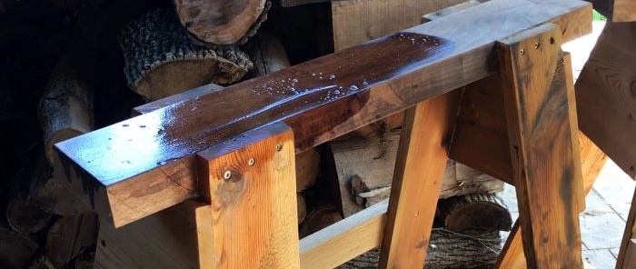 How to make an inexpensive waterproof impregnation for wood