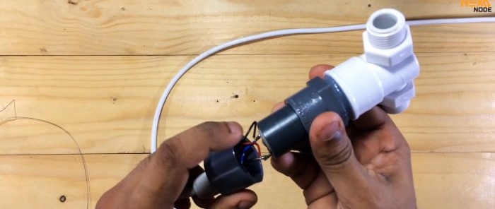 Hoe maak je een magneetventiel voor water?