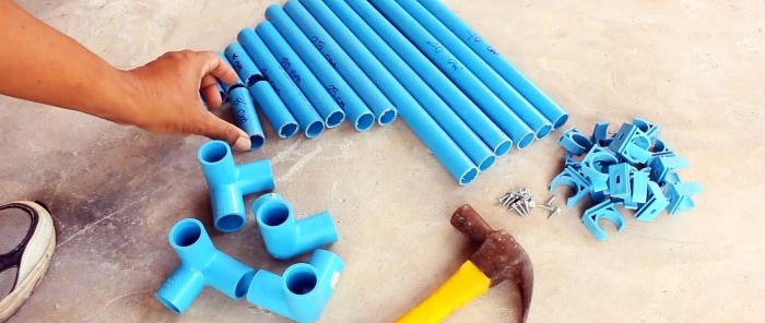 5 ideas for using PVC pipes