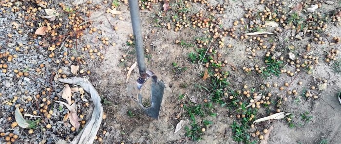 Comment fabriquer une simple tarière de jardin à partir d'une tôle d'acier