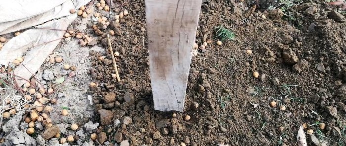 How to make a simple garden auger from a sheet of steel