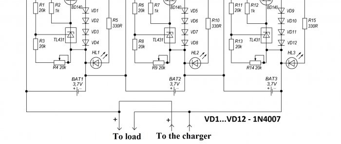 Cómo hacer una unidad de equilibrio usando transistores para cualquier cantidad de baterías de iones de litio