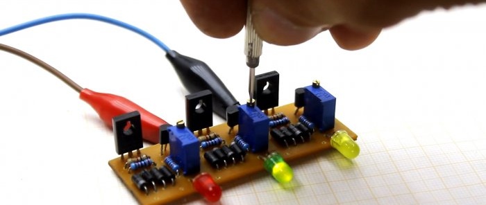 Како направити балансну јединицу користећи транзисторе за било који број литијум-јонских батерија