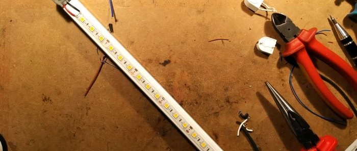 How to convert a fluorescent lamp to LED
