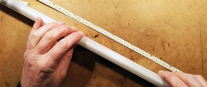 Hoe een fluorescentielamp om te bouwen naar LED