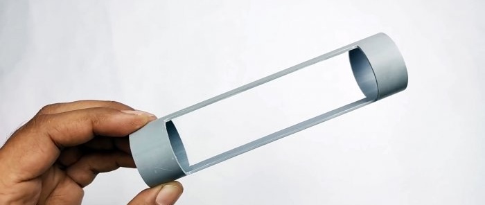 Mini sūknis izgatavots no PVC caurules