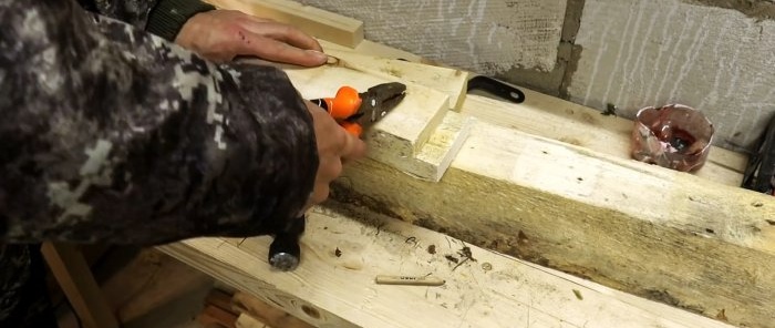 Cómo asegurar un mango sin cuña y otros secretos de un martillo.