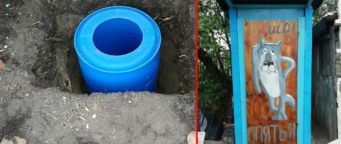 Ako postaviť vonkajšiu toaletu z kociek