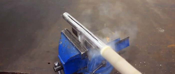 Kako napraviti drvenu šablonu za izradu lula s rupom pune duljine
