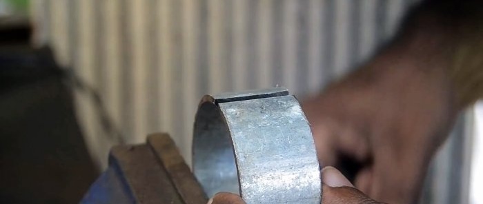 Kā izgatavot manuālu gredzenu liekšanas mašīnu no caurules un profila