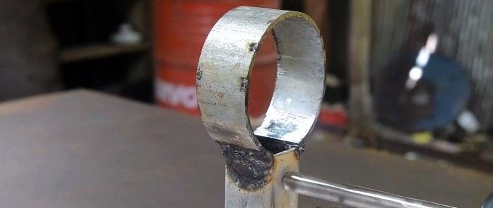Paano gumawa ng manu-manong ring bending machine mula sa pipe at profile