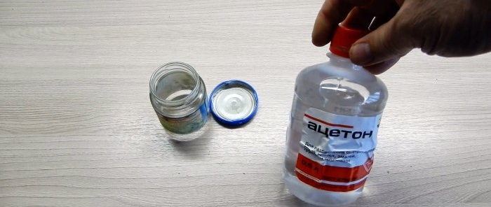 How to make liquid plastic glue