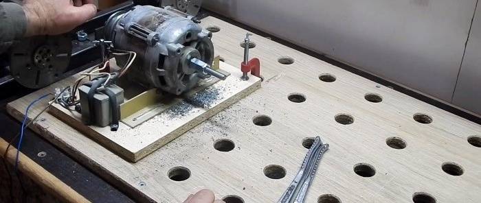 كيفية إطالة عمود محرك كهربائي قصير بدون لحام ومخارط