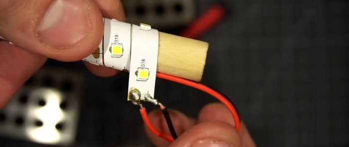 Как да направите кръгла 12 V лампа от LED лента за всякакви нужди