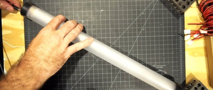 How to make a round 12 V lamp from an LED strip for any needs