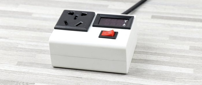 Hvordan lage en elektrisk skjøteledning med amperemeter og voltmeter