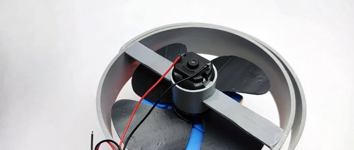 Kaip pasidaryti belaidį stalo ventiliatorių iš PVC vamzdžio
