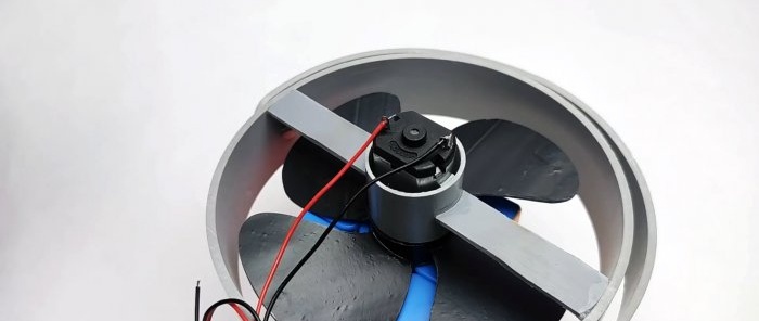 Jak vyrobit bezdrátový stolní ventilátor z PVC trubky