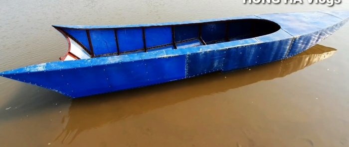 كيفية صنع قارب بإطار من البراميل البلاستيكية