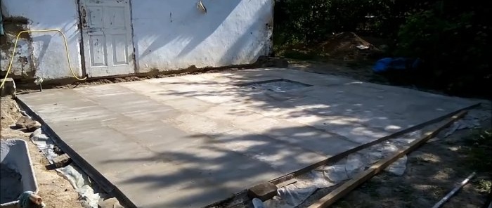 How to make cheap floors on the ground