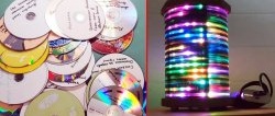 Πώς να φτιάξετε μια λάμπα από δίσκους CD που ελέγχονται από smartphone