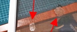 How to quickly and accurately seal a mosquito net