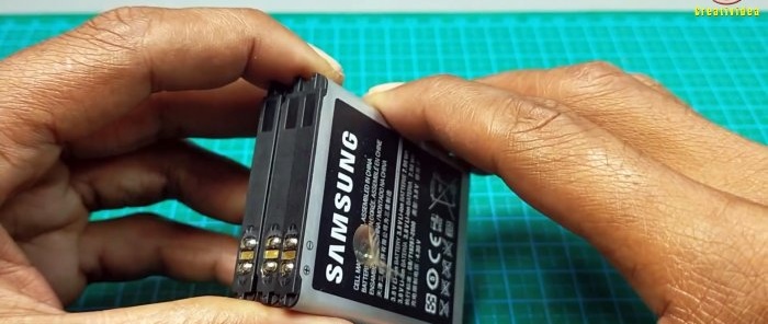 Hur man gör en powerbank för en smartphone från batterier från gamla mobiltelefoner