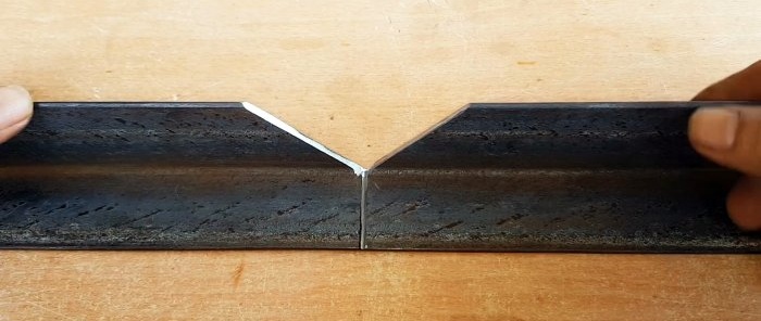 How to make a right angle from a corner without welding