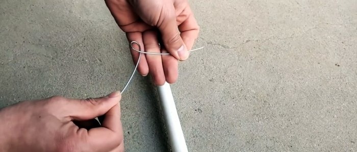 Jak vyrobit spolehlivou svorku na drátěnou hadici bez svorky