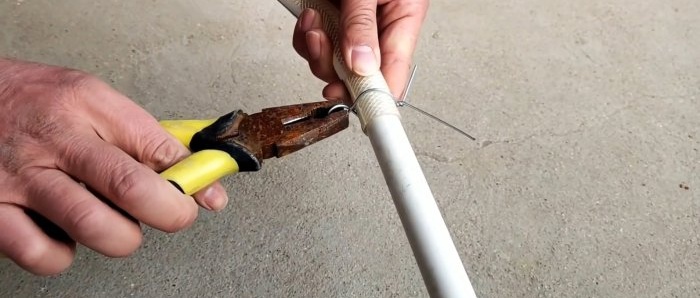How to make a reliable wire hose clamp without a clamp