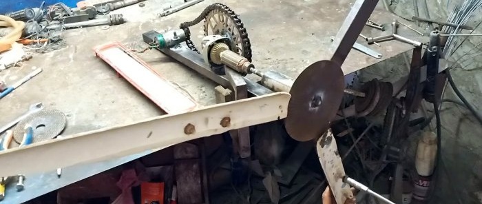 How to make a wind generator from a grinder gearbox and other junk