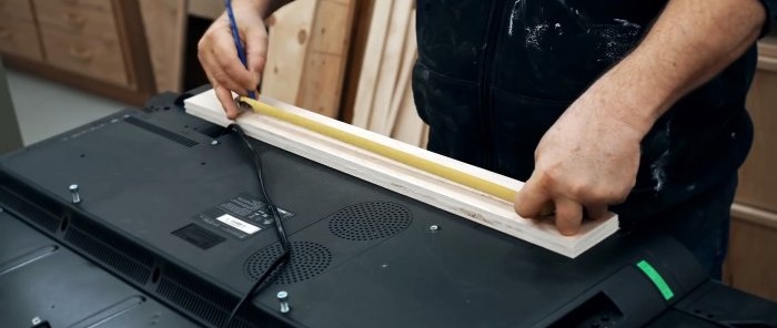 Comment créer un support mural pour un grand téléviseur avec une installation facile