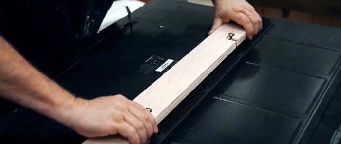 Jak vyrobit nástěnný držák pro velkou televizi se snadnou instalací