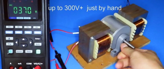 Do-it-yourself ultra-high voltage generator 500,000 V